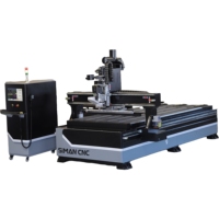 Machine de découpe CNC ATC pour bois 1300x2500mm, broche 6kw/9kw, moteur servo 3 axes Syntec, haute rigidité, pour panneaux en PVC expansé et lettres