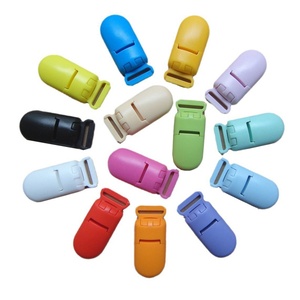 Clips de sucette en plastique de 15mm pour bébé à la mode - Product Image 1