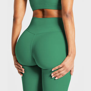 Tùy chỉnh Tik Tok đào hông Nâng cao eo phòng tập thể dục Activewear mông nâng yoga quần đàn hồi nén scrunch xà cạp Logo - Product Image 1