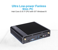 Mini PC Intel de Bajo Consumo I3 6157U I5 1145G7 I7 8565U 3.0GHz 4K Video NUC Slim para Señalización Digital, Mini PC Industrial AU US EU