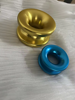 Services de fabrication sur mesure en aluminium à Dongguan, anneau à faible friction noir 28*20mm pour la navigation marine