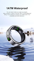 Nouvelle bague connectée R11C 2026 avec contrôle par application, suivi du sommeil, de la fréquence cardiaque, de l'oxygène sanguin et des calories, en acier inoxydable, autonomie de 5 à 10 jours