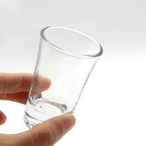 Bicchieri svasati personalizzati con Logo personalizzato In vetro di liquore inciso al Laser da 2 once sfusi