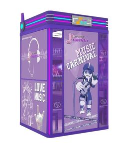 Máquina de Karaoke con Diseño Innovador, Función de Video <span class=keywords><strong>y</strong></span> Música, Operada con Monedas, VGA, Doble Electrónica, para Sala de KTV, Mini Cabina de Karaoke - Product Image 5