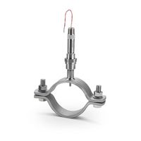 Sensor de Temperatura RTD con Abrazadera 85, OEM, IP65, Pantalla LCD, Alta Precisión 0.1°C, Compatible con PLC para Procesos Industriales, Nuevo y Original