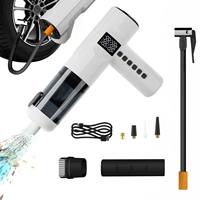 Aspirateur de voiture 3 en 1, pompes à air, affichage numérique, gonfleur de pneus électrique portable sans fil, compresseur d'air pour voiture