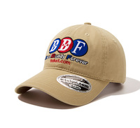 Casquette de baseball 100 % coton, respirante et confortable, à motif lettres sportif, 6 panneaux, ajustable, pour usage quotidien – Vente directe usine