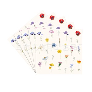 Autumn Wildflower Party Tableware Set <b>Paper</b> Plates Napkins <b>Tablecloth</b> Disposable Birthday Decor 60-80 Pcs - Product Image 5
