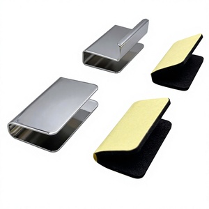 Magnetic <b>door</b> stopper, stainless steel, minimalist design, durable, silver, suitable for <b>doors</b> - Product Image 1