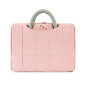 Custom Women's Large Capacity Quilted Polyester Puffy Lightweight Portable Soft 14 Inch Business <b>Laptop</b> Bag - Product Image 4