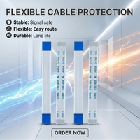 Cable Plano FFC de 7 Pines con Conductor de Cobre Flexible, Paso Personalizado de 0.5/1.0mm para Cableado Interno de Monitores y Electrodomésticos