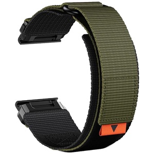<span class=keywords><strong>Bracelet</strong></span> de remplacement à ajustement rapide 22 mm 26 mm en tissu <span class=keywords><strong>nylon</strong></span> pour boucle, plusieurs couleurs pour <span class=keywords><strong>Garmin</strong></span> Fenix 8 7 6 5XPlus - Product Image 1