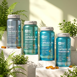 Botella de Aluminio de Grado Alimenticio para Envasado de Cápsulas de Suplementos Vitamínicos con Tapa de Rosca 150ml 250ml - Product Image 2