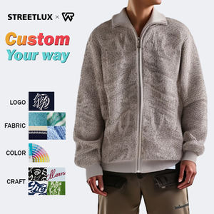 2025 LOGOTIPO personalizado OEM y ODM 460 gramos de punto con cremallera suéter de hombre 100% suéter de punto - Product Image 1