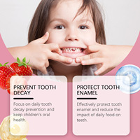 Dentifrice pour enfants aux saveurs personnalisées, sans fluor, nettoie les dents, élimine les taches jaunes, protège la santé bucco-dentaire