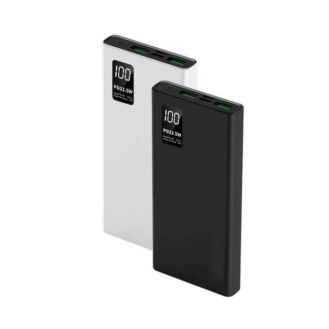 Hot Sale Custom 20000mAh Portable Power Bank for Mobile Phones Consumer Electronic Power Banks Digital Screen Powerbank Charger