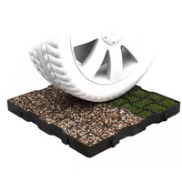 Grille de sol perméable, pavé poreux pour gazon, stabilisateur de gravier pour allée, grille en maille pour allée résidentielle et chemin de jardin