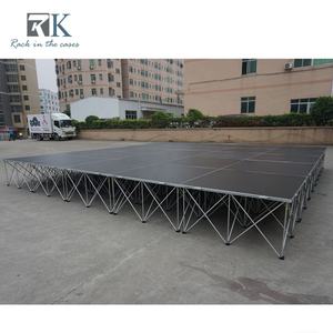 Plateforme de scène en aluminium, carrée, 4 pieds x 4 pieds, pour charges lourdes - Product Image 6