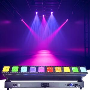 Luz de cabeza móvil económica inteligente 10x60W RGBW 4in1 Beam Strobe Wash Matrix Zoom DMX con retroiluminación Pixel Led <span class=keywords><strong>para</strong></span> parques temáticos - Product Image 1