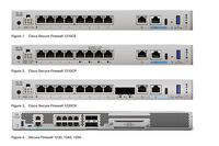 CSF1250-ASA-K9 CSF1250-TD-K9 Dispositivo de Firewall Empresarial SD-WAN de 1U para Rack, 18 Gbps, NGFW, IPS, 8x2.5GbE, 4x10G SFP+
