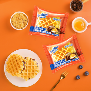 Яичный Торт Завтрак закуски Здоровая пища кондитерский хлеб сладкий мягкий и хрустящий мясной ватой наполненные вафли - Product Image 4