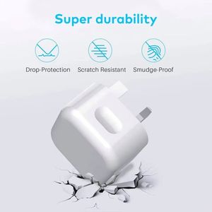 Cargador Qc3.0 Pd 20w con Enchufe UK, Cargador de Teléfono con Doble Puerto USB Tipo C, Adaptador de Corriente Portátil de Viaje - Product Image 6