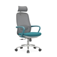 Chaise de bureau ergonomique moderne et économique en maille, réglable, avec appui-tête 2D pour le bureau à domicile