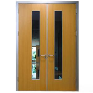 <span class=keywords><strong>Porte</strong></span> intérieure moderne en bois pour hôpital avec <span class=keywords><strong>seuil</strong></span> en verre et isolation phonique, surface finie, portes <span class=keywords><strong>de</strong></span> cloison - Product Image 2