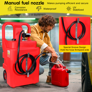 İçme suyu arıtımı için yakıt ve yağ transferi için taşınabilir 32 galonluk 120 litrelik dizel Transfer pompası - Product Image 5