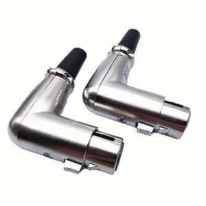 Connecteur XLR 3 broches femelle à <span class=keywords><strong>souder</strong></span>, prise <span class=keywords><strong>jack</strong></span> audio XLR coudée à 90 degrés, <span class=keywords><strong>mini</strong></span> connecteur XLR 3 broches angulaire - Product Image 6