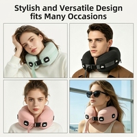Cuscino da Viaggio Portatile alla Moda, Senza Necessità di Scatola o Custodia, Cuscino a U in Memory Foam, Tessuto in Cotone Ecologico