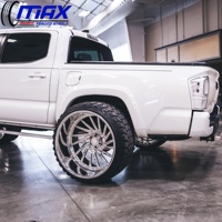 Jantes forgées 24x12 24x14 26x16 8x170 8x180 8x6.5 8x165.1 avec enjoliveurs flottants et déport profond, personnalisées pour Ford F250 F350 et Dodge Ram 2500