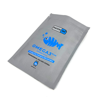 Sachet en plastique à fermeture à 3 côtés pour patch transdermique personnalisé, pilules plates, compléments alimentaires