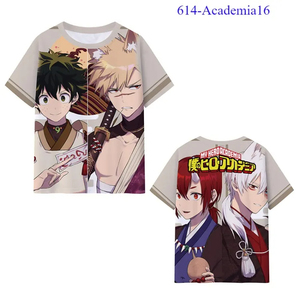 35 Stili T-shirt in Seta di Latte My Hero Midoriya Izuku <span class=keywords><strong>Bakugou</strong></span> <span class=keywords><strong>Katsuki</strong></span> per Donne, Uomini e Bambini - Product Image 6