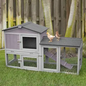 Pollaio Extra Large, pollaio in legno Outdoor Bunny Hutch bunny rabbit hutch pet House in vendita-aggiornamento con Botto