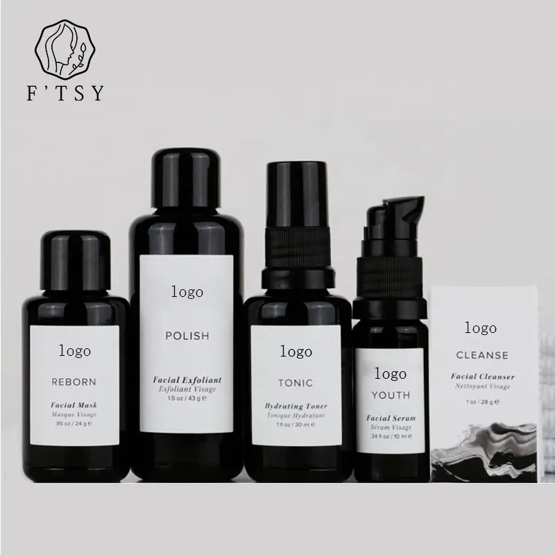 OEM Private Label Men Skin Care Set Face Wash Cleanser Oil control shrinks pores and Moisturizing Cream Men's Skin Care Products