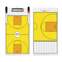バスケットボール野球サッカーホッケー用コーチボードクリップボードドライイレース磁気ペン戦術ボード