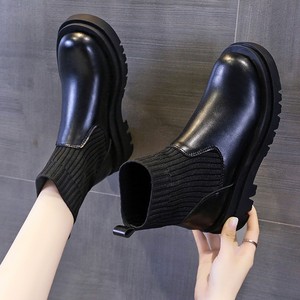 <span class=keywords><strong>Chelsea</strong></span> bottes garçons laine <span class=keywords><strong>Chelsea</strong></span> bottes 2024 automne/hiver respirant semelle extérieure en caoutchouc Style britannique belles bottes de moto - Product Image 4