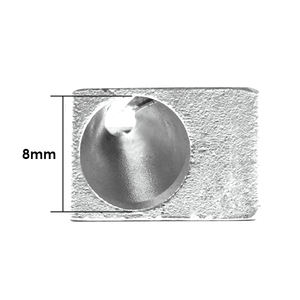 <span class=keywords><strong>Taille</strong></span>-<span class=keywords><strong>crayon</strong></span> <span class=keywords><strong>plat</strong></span> en aluminium incliné à 1 trou Foska, petit et économique, pour enfants, école, bureau - Product Image 3