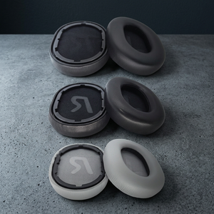For SOUNDPEATS A8 Sound PEATS A8 ANC Headphones Replacement Earpads Ear <b>Pad</b> <b>Cushion</b> Protein Leather Repair Parts - Product Image 6