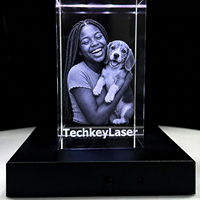 Nouvelle machine de gravure laser YAG 3D sur cristal photoacrylique, prise en charge DXF, CNC haute vitesse de table pour gravure sous-couche