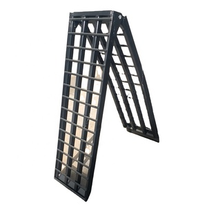 Hanak <span class=keywords><strong>บันได</strong></span>ปีนเขา<span class=keywords><strong>รถ</strong></span><span class=keywords><strong>มอ</strong></span>เตอร์ไซค์อลูมิเนียมแบบพกพา R36สีดำรับน้ำหนักได้ - Product Image 3