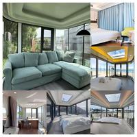 Maison capsule spatiale préfabriquée en acier portable Future Tech, solution de maison intelligente pour villa, appartement, camping en plein air, jardin, hôtel