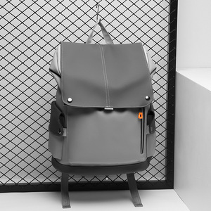 Laptop <b>Backpack</b> 20-35L <b>Large</b> Capacity Unisex Solid Color Computer Interlayer For Travel Business College Students - Product Image 1