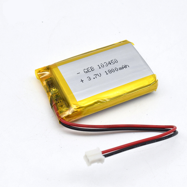 GEB 103450 Lithium Polymer 3.7V Battery 1800mah High Quality Rechargeable Lithium Polymer Battery for Wearable Devices