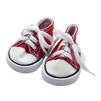 Mini chaussures en toile denim pour poupées de 7 cm, pour poupées américaines de 18 pouces, jouets pour filles
