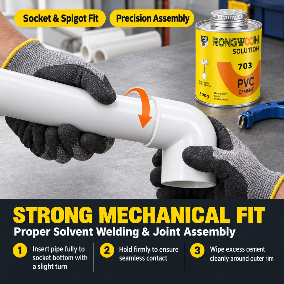 Pipe Classification Formula Solvent Cement for PVC Pipe 701 702 703 704 Clear Joint Glue in Four ...