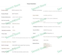 Proyector Redmi 2 Pro, Proyector para el Hogar 300CVIA 1080P, Enfoque Automático, Evitación Inteligente de Obstáculos, Mini Proyector Portátil Xiaomi