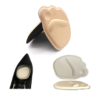 Coussinets de protection pour l'avant-pied en gros, coussinets métatarsiens, soulagement de la douleur, absorption des chocs, semelles intérieures confortables pour chaussures, talons hauts, mousse dorée BSCI