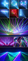 Projecteur laser RGB 10W 30Kpps ILDA pour événements, scène, animation 3D en couleur pleine, lumière laser pour DJ, boîte de nuit